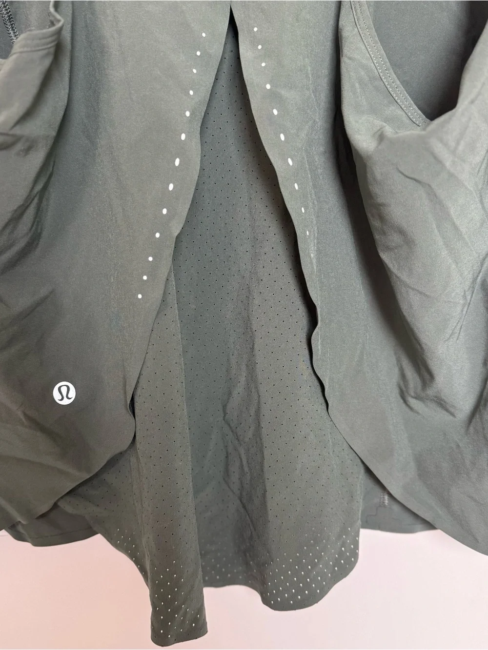 lululemon athletica breathable running tank - light spruce green